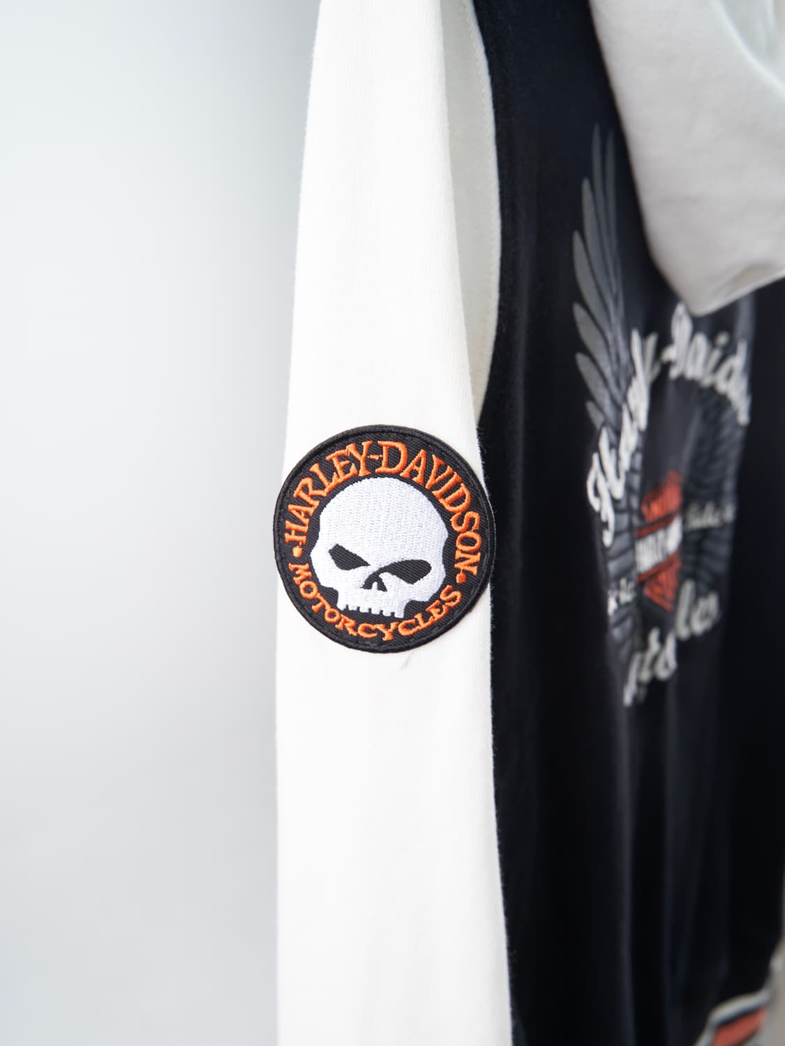 Harley Davidson 윙 레터링 프린팅 후드집업 상품이미지8