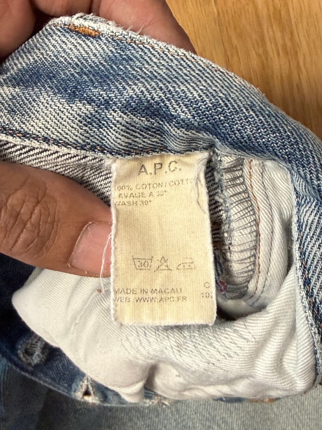 A.P.C. 쁘띠스탠 31 진짜 워싱 상품이미지8