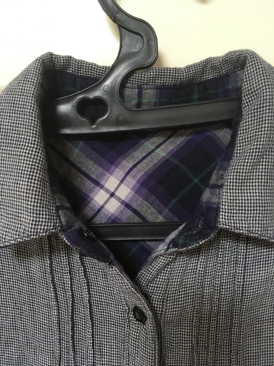 빈티지 미디 잔체크 원피스 상품이미지2