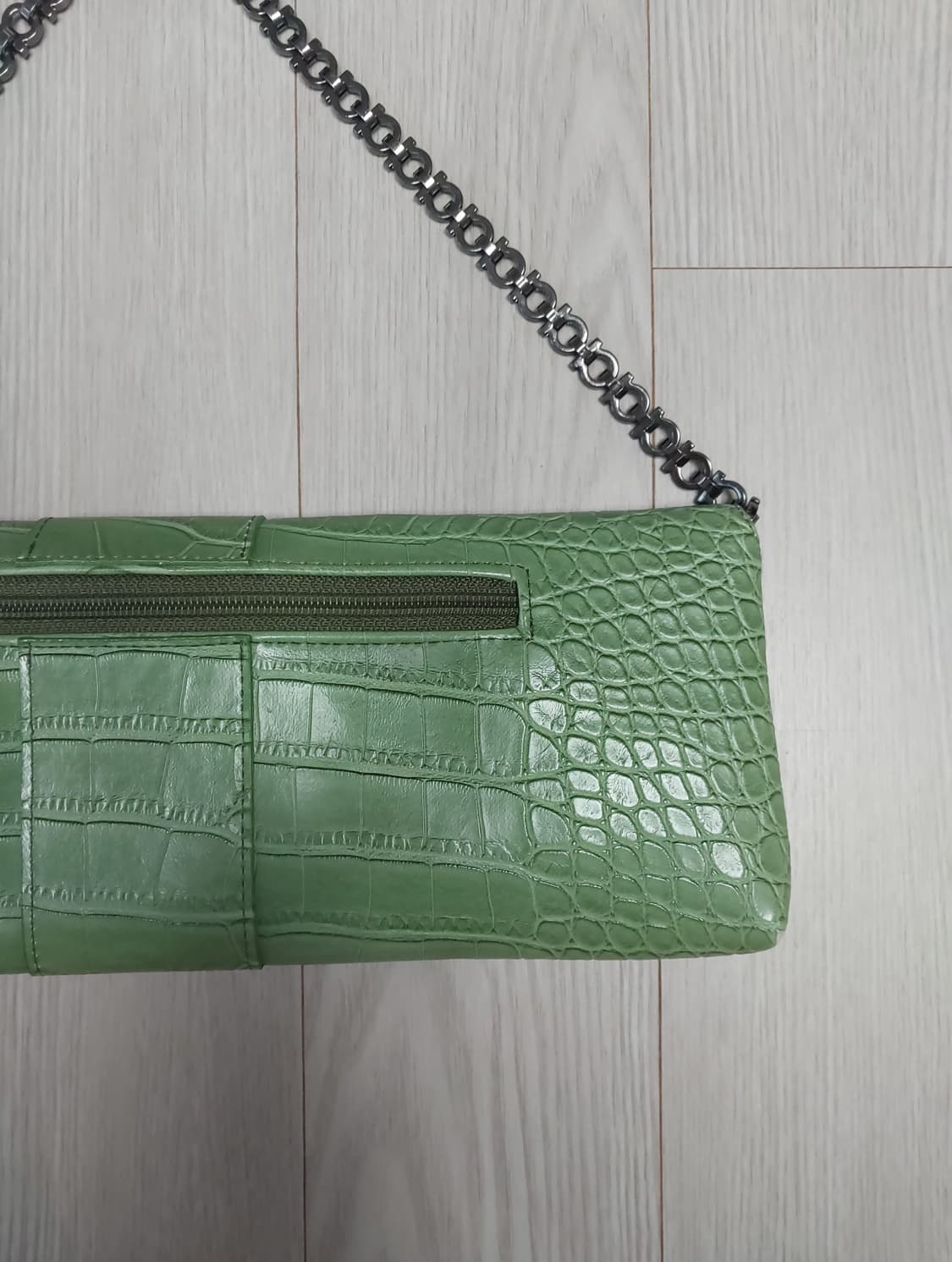 빈티지 파이톤 레더 체인백 (클러치O) 상품이미지6