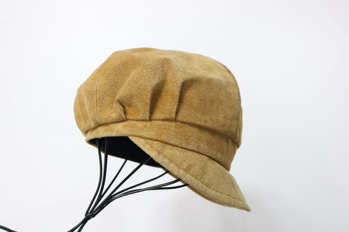 CA4LA 카시라 빈티지 피그 스웨이드 뉴스보이 캡 상품이미지4