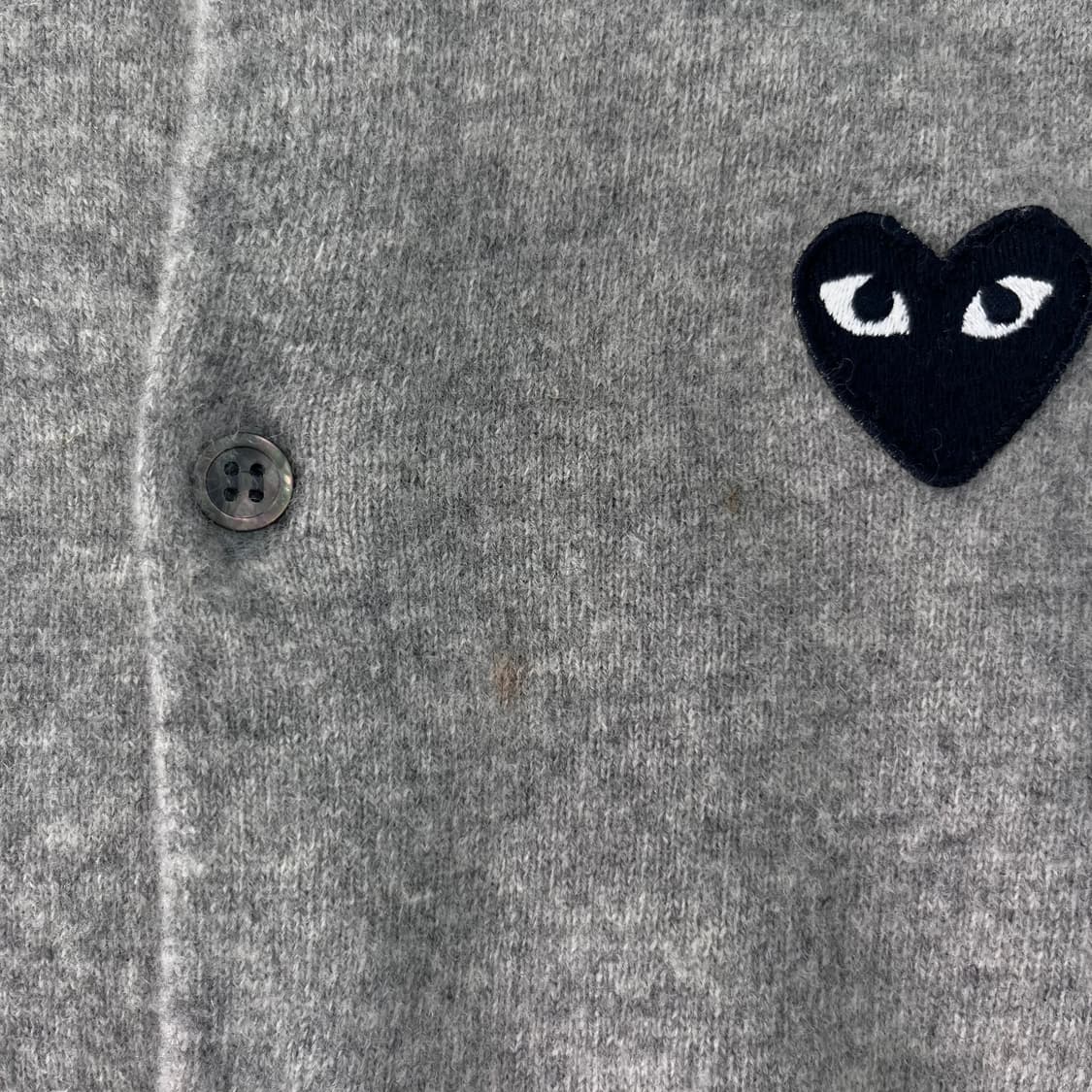W 95 꼼데가르송 하트와펜 울 가디건 상품이미지4