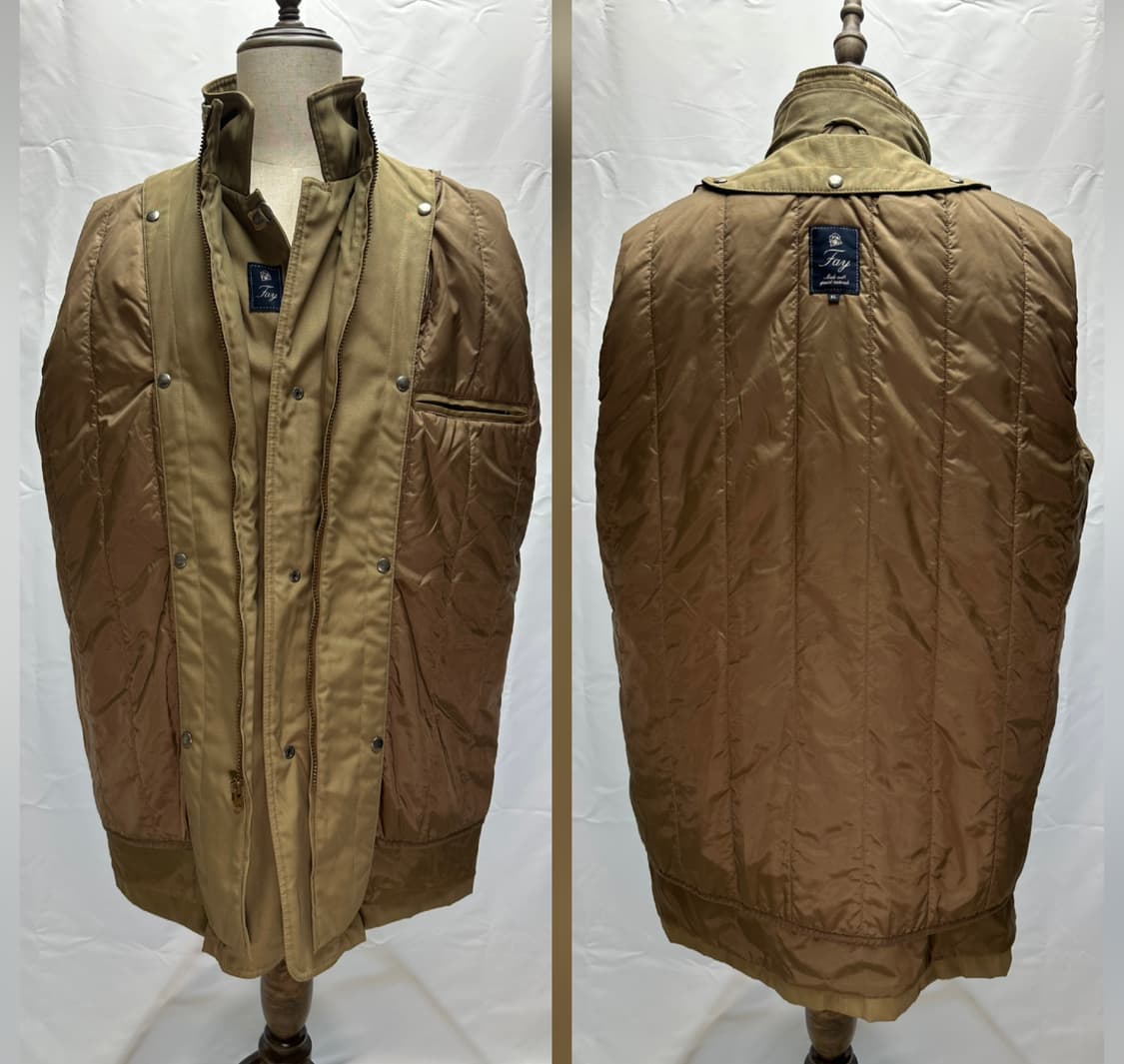 FAY 간치니 버클 레이어드 코트 XL(110) 판매 상품이미지7