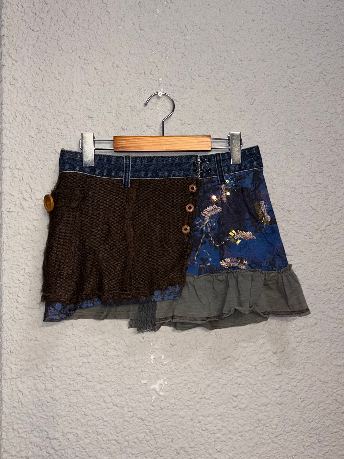 자수 데님 스커트 상품이미지7