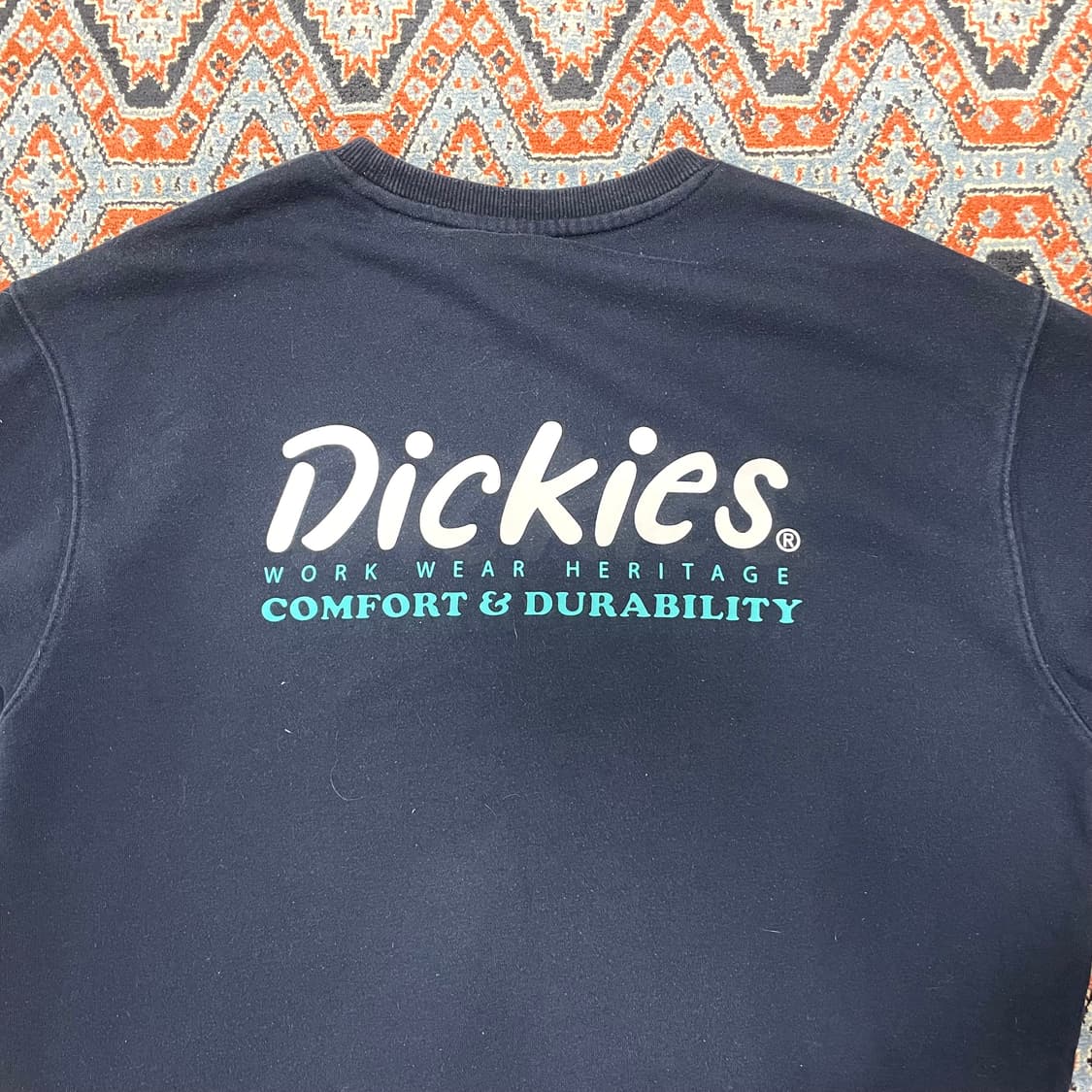 디키즈 스펠로고 네이비 맨투맨 티셔츠 남성XL 상품이미지7