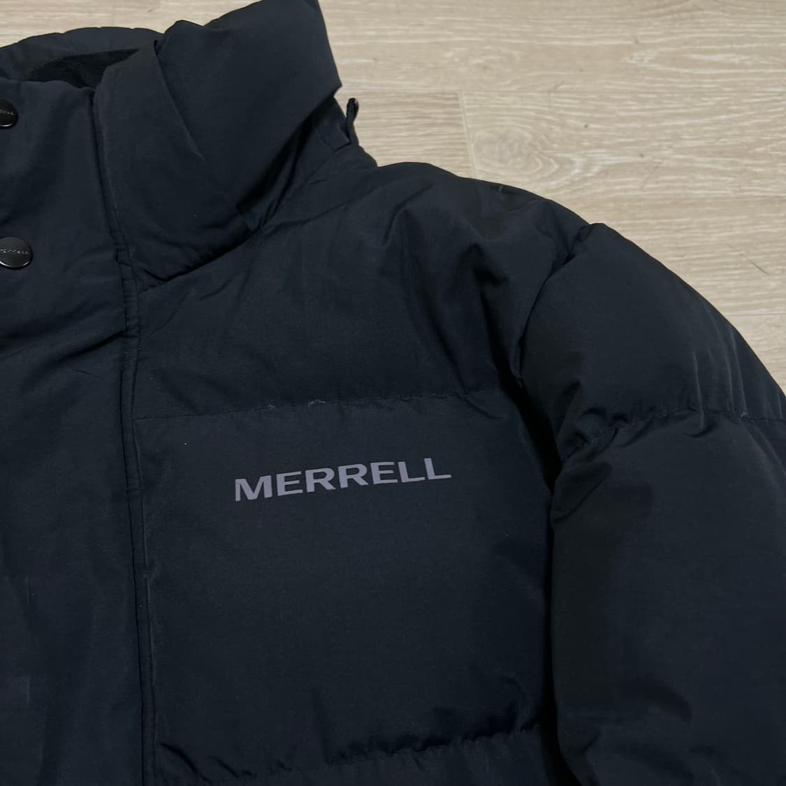 머렐 덕다운 하이넥 푸퍼 패딩 점퍼 [블랙] L/100 상품이미지4