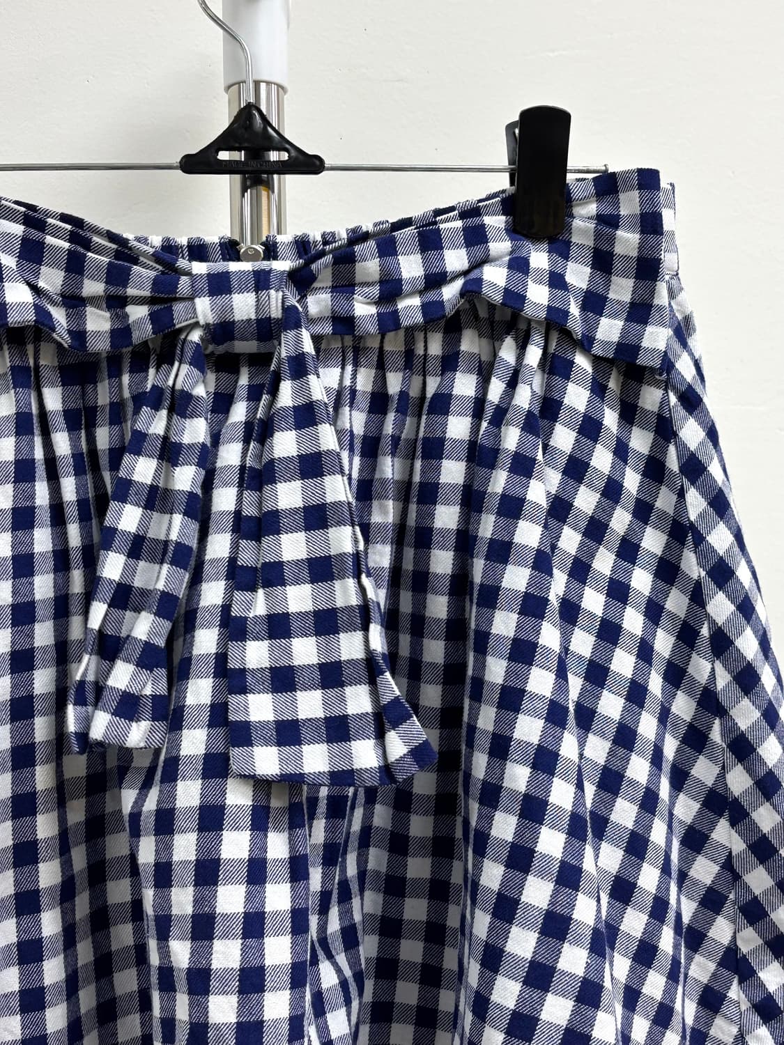 빈티지 체크 리본 스커트 상품이미지7