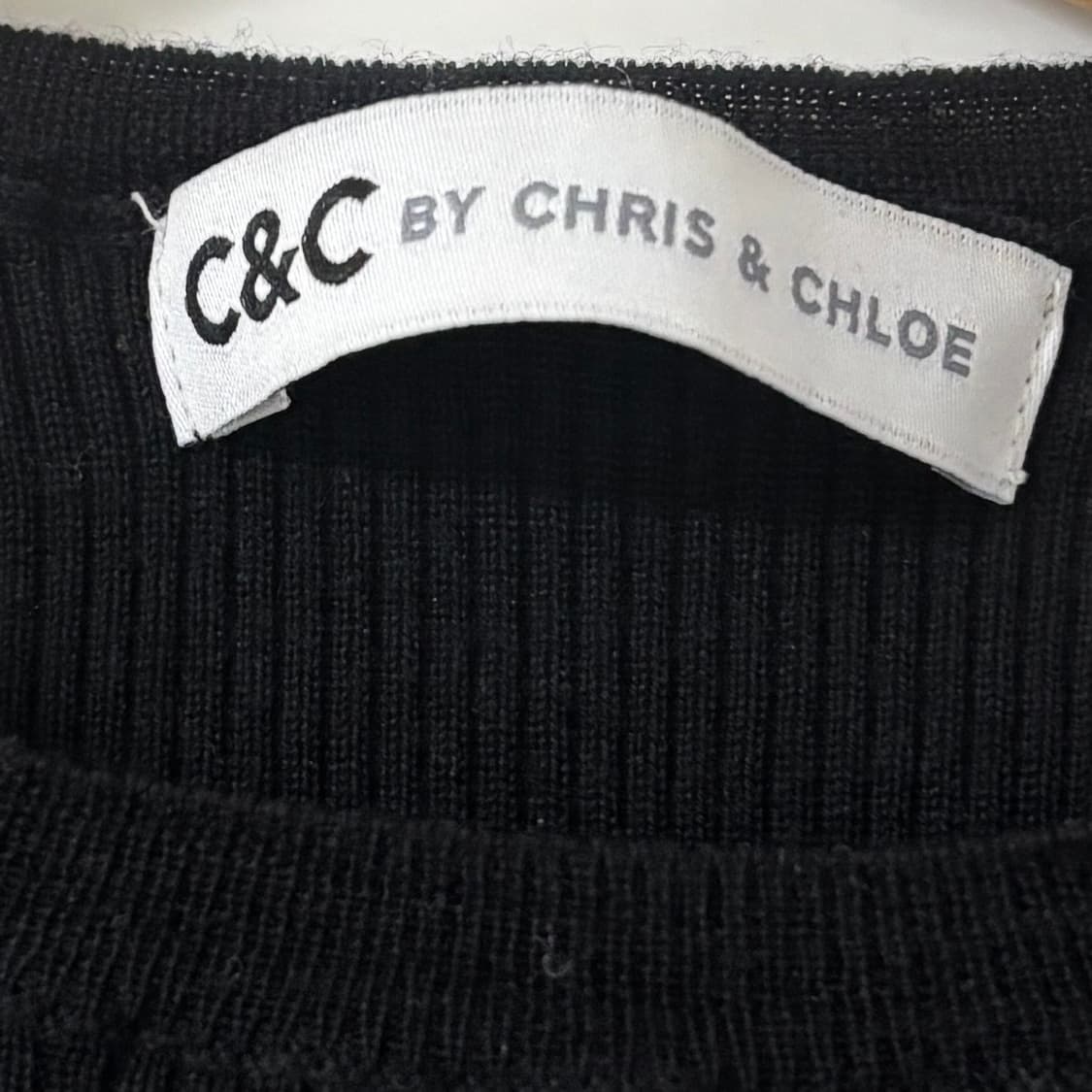 울 골지 반팔니트 상품이미지3