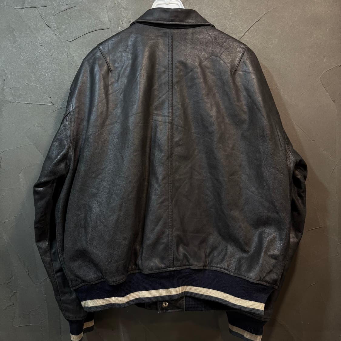 [M] DIESEL 디젤 가죽 블루종  상품이미지4