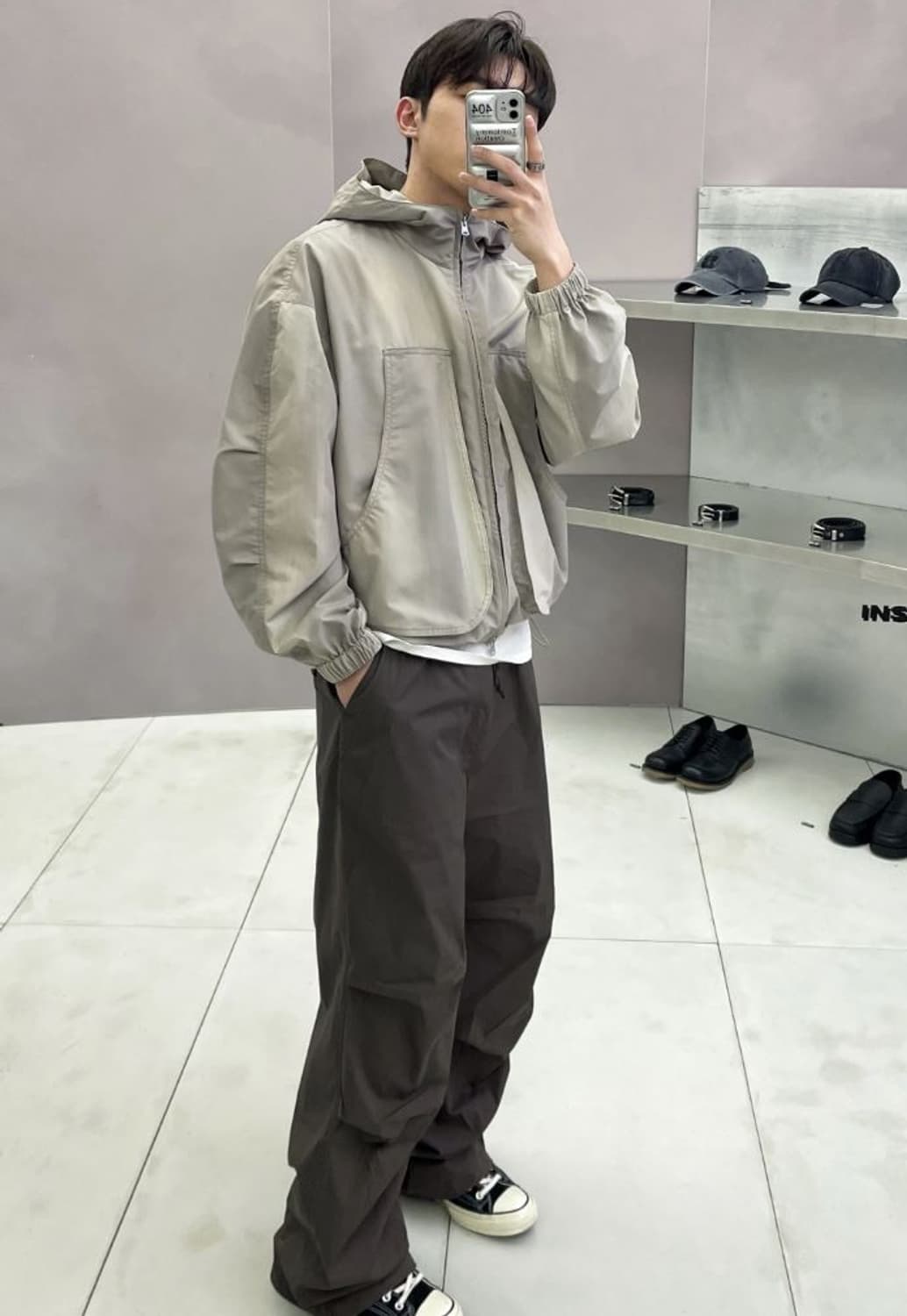 인사일런스 그라데이션 윈드 브레이커 S 상품이미지6