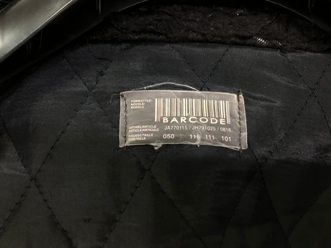 디스퀘어드2 빈티지 남성 양털카라 코튼 레이싱 바이커 자켓 _ 블랙 상품이미지9