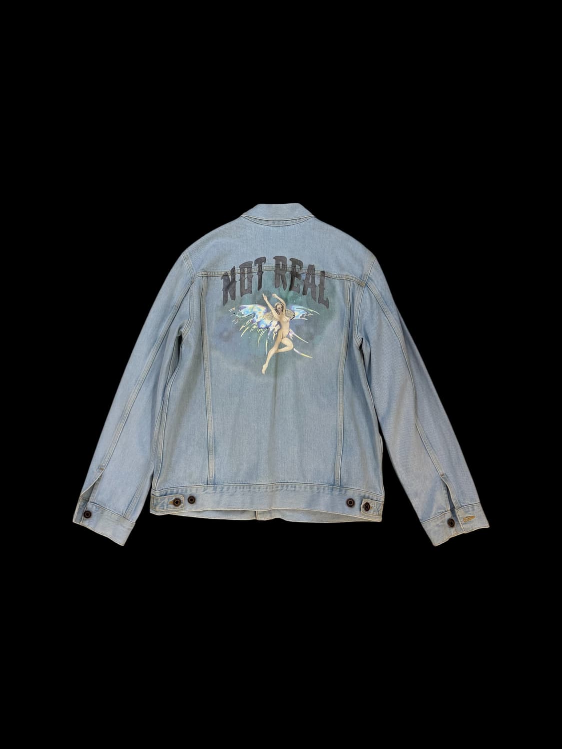 오프화이트 페어리 프린트 데님 재킷 상품이미지2