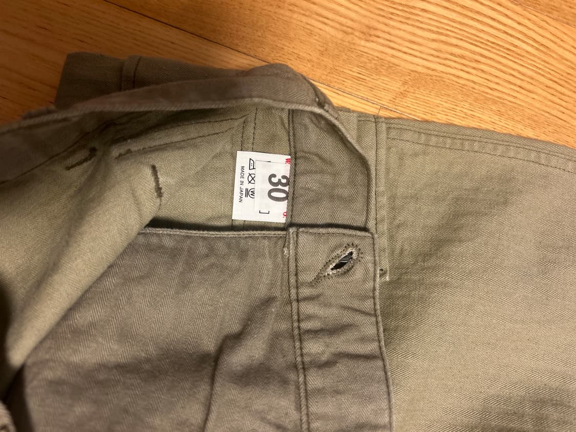 웨어하우스 Lot 1098 US ARMY HERRINGBONE PANTS 상품이미지4