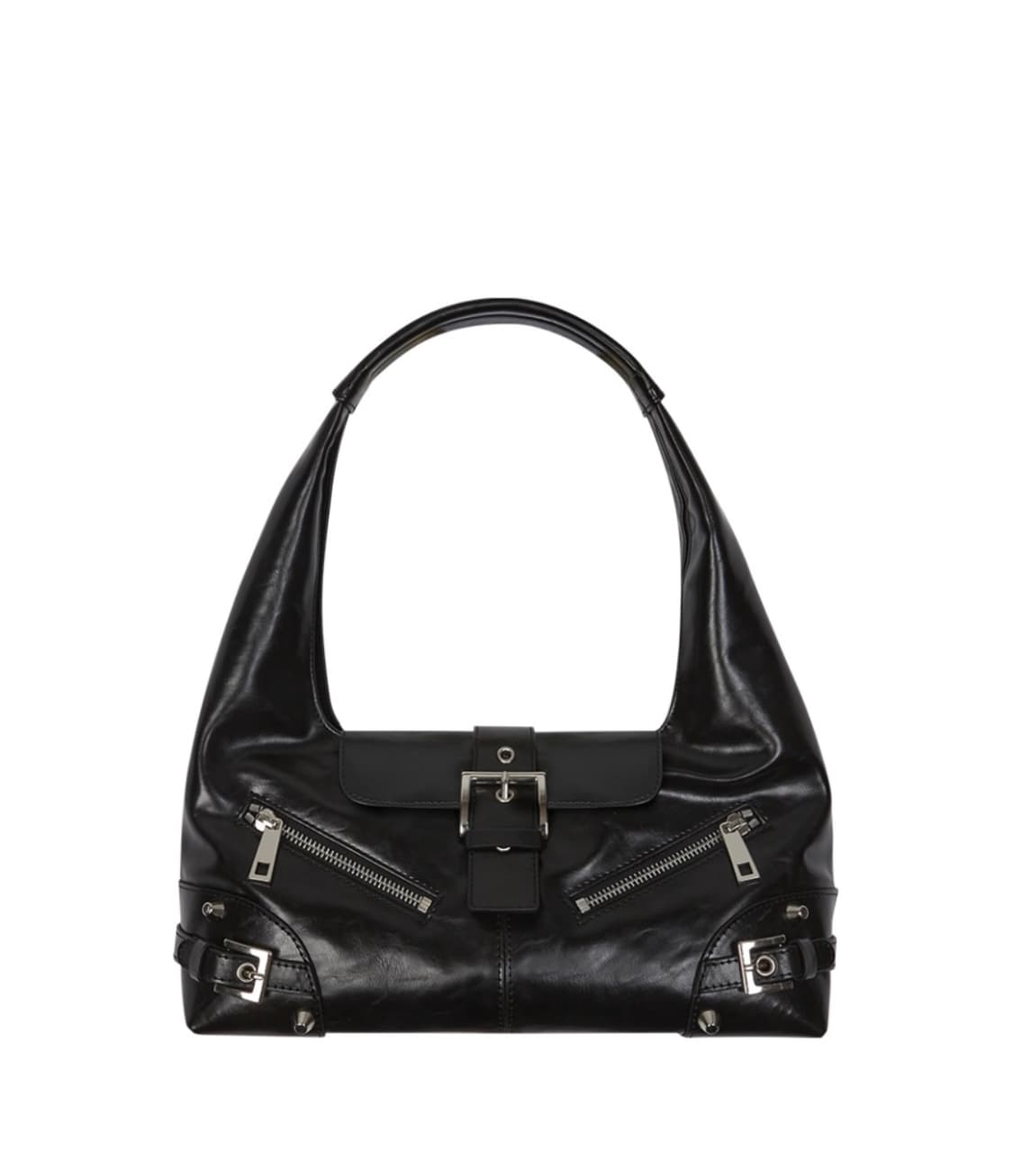 낫노잉 Small Moto Hobo Bag (LEATHER) 상품이미지4