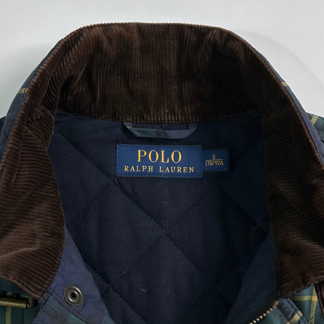 폴로 랄프로렌 블랙와치 퀼팅 자켓 상품이미지8