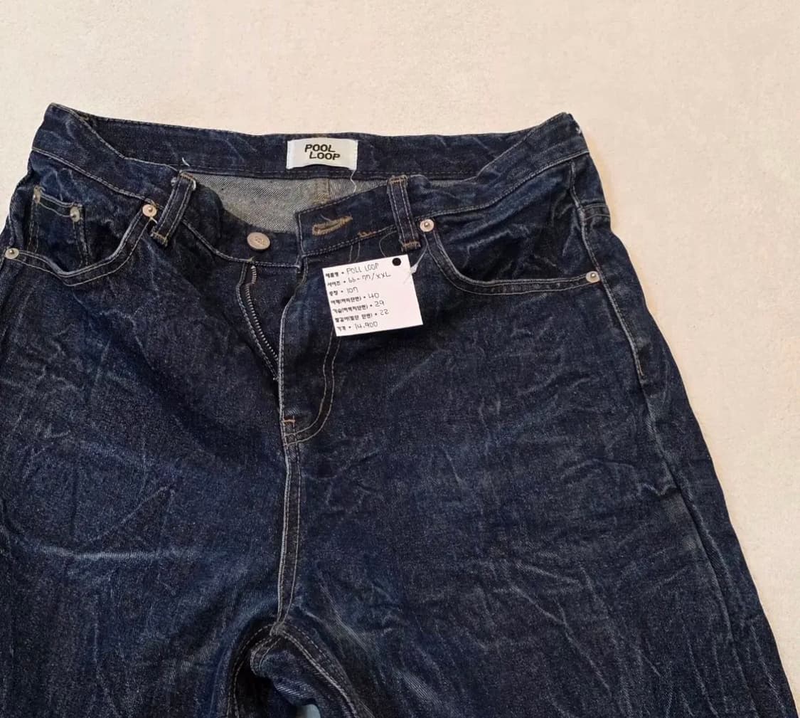 POLL LOOP 와이드 청바지 상품이미지4