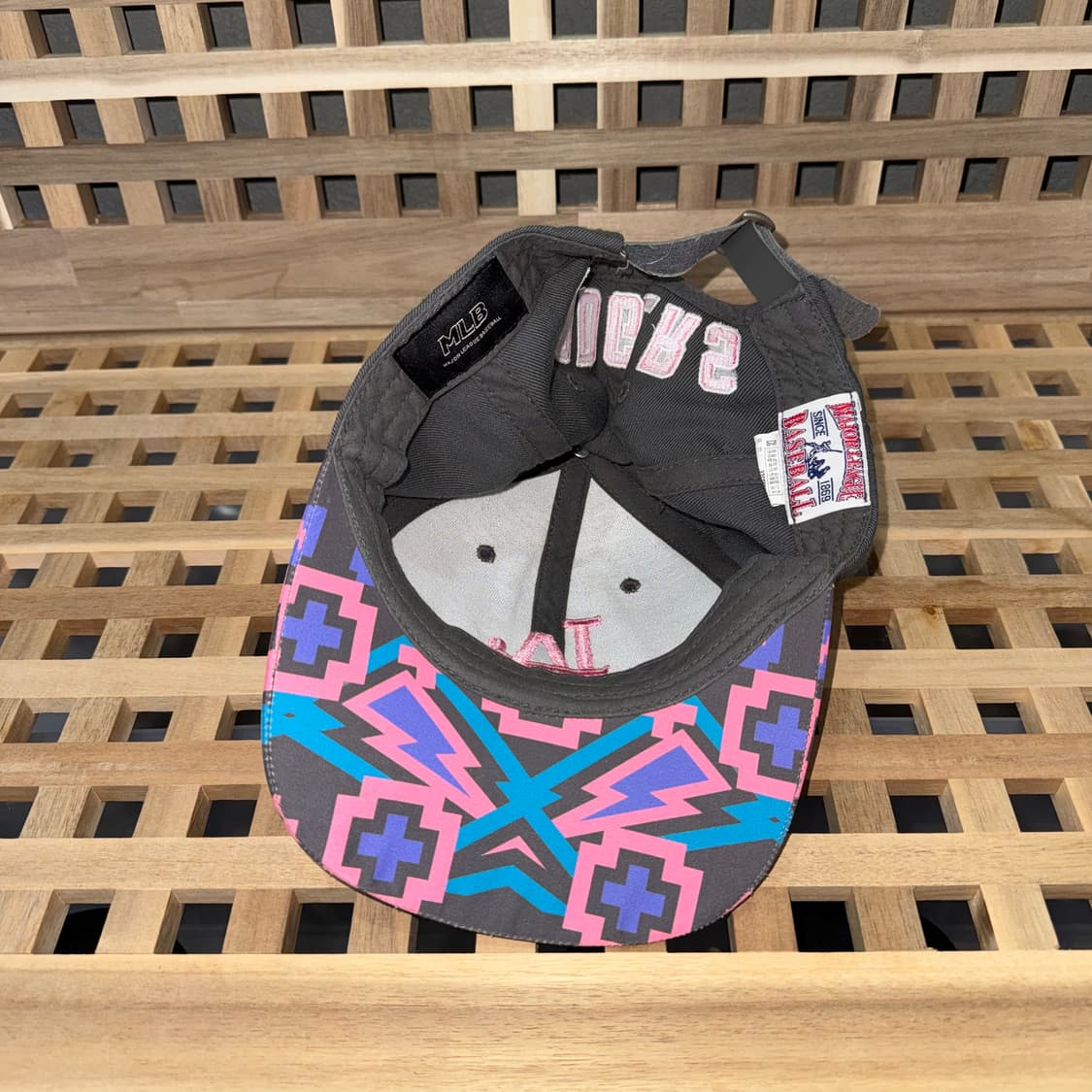 mlb LA 다저스 패턴 바이저 캡 상품이미지4