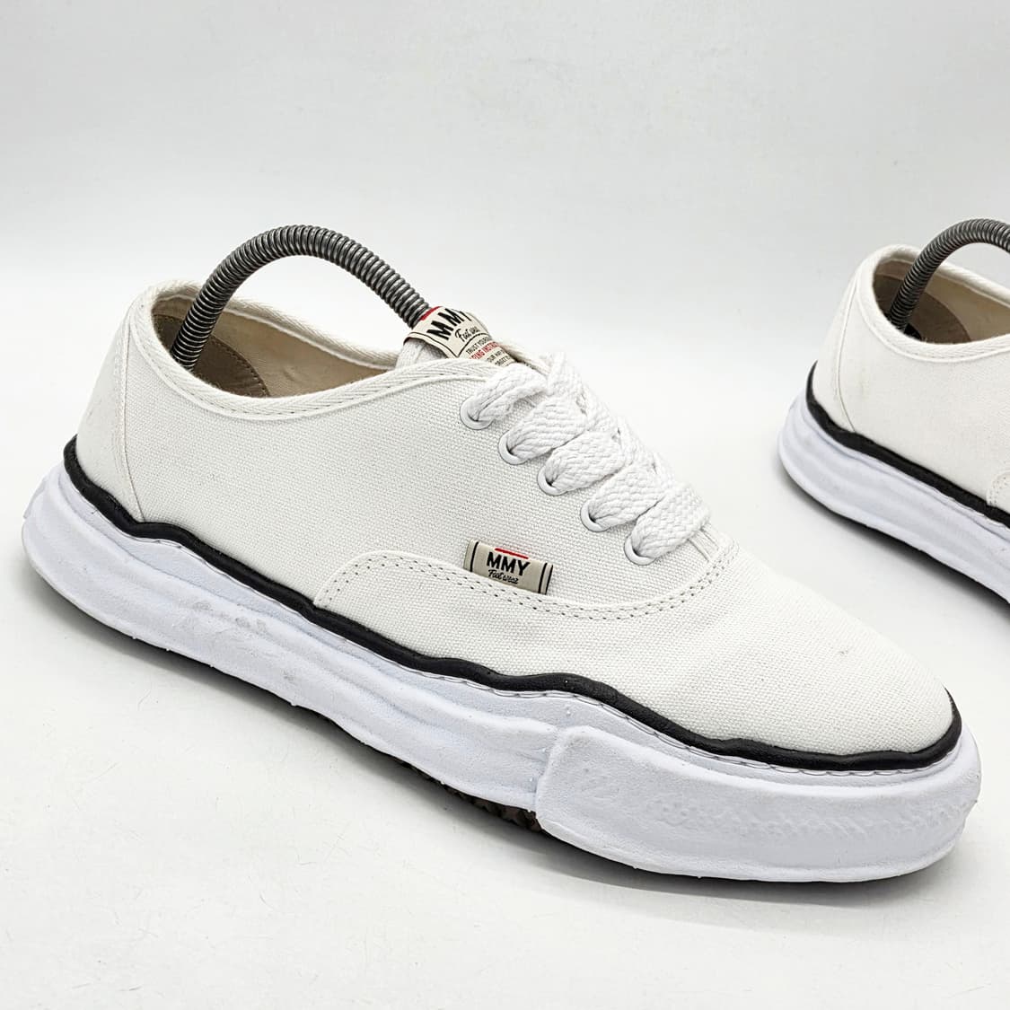 메종 미하라 야스히로 베이커 OG 솔 캔버스 로우 화이트 (44) 상품이미지5