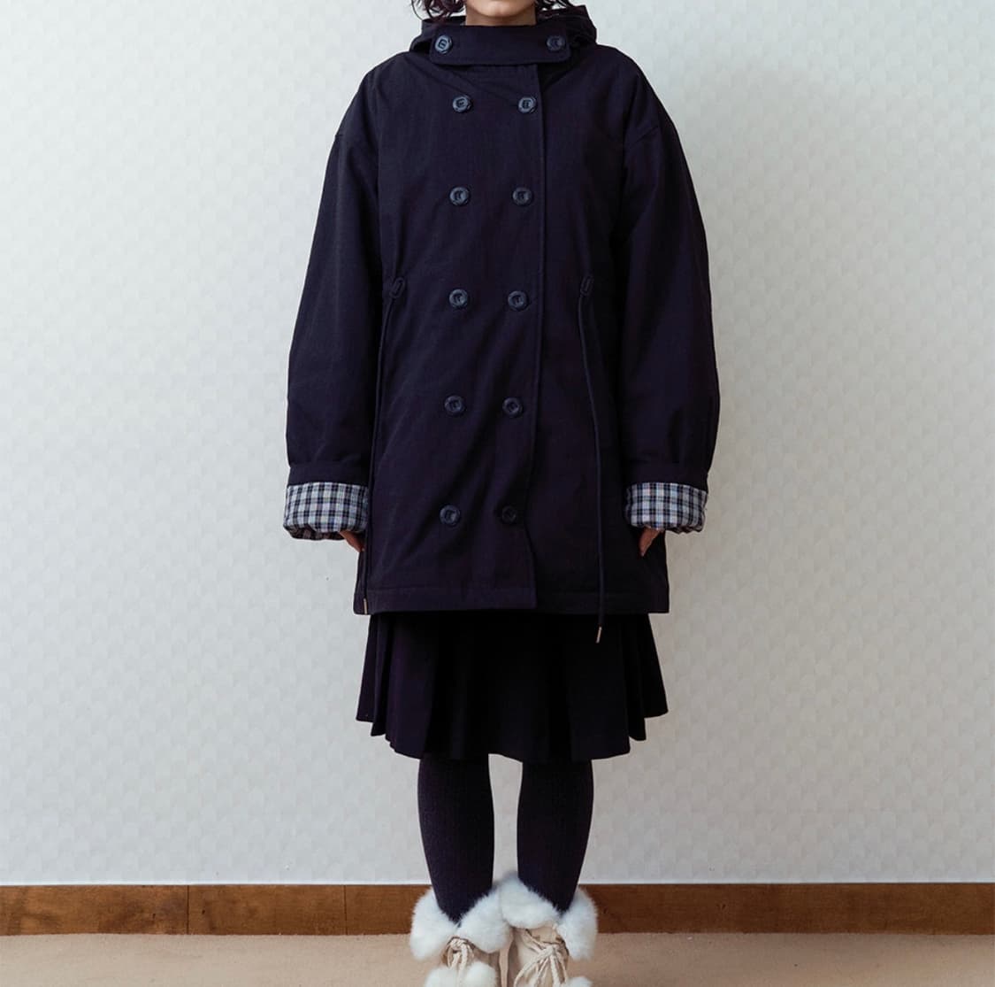 (구해요) 오피쉬 X 개횬 야상 패딩 블랙 상품이미지1