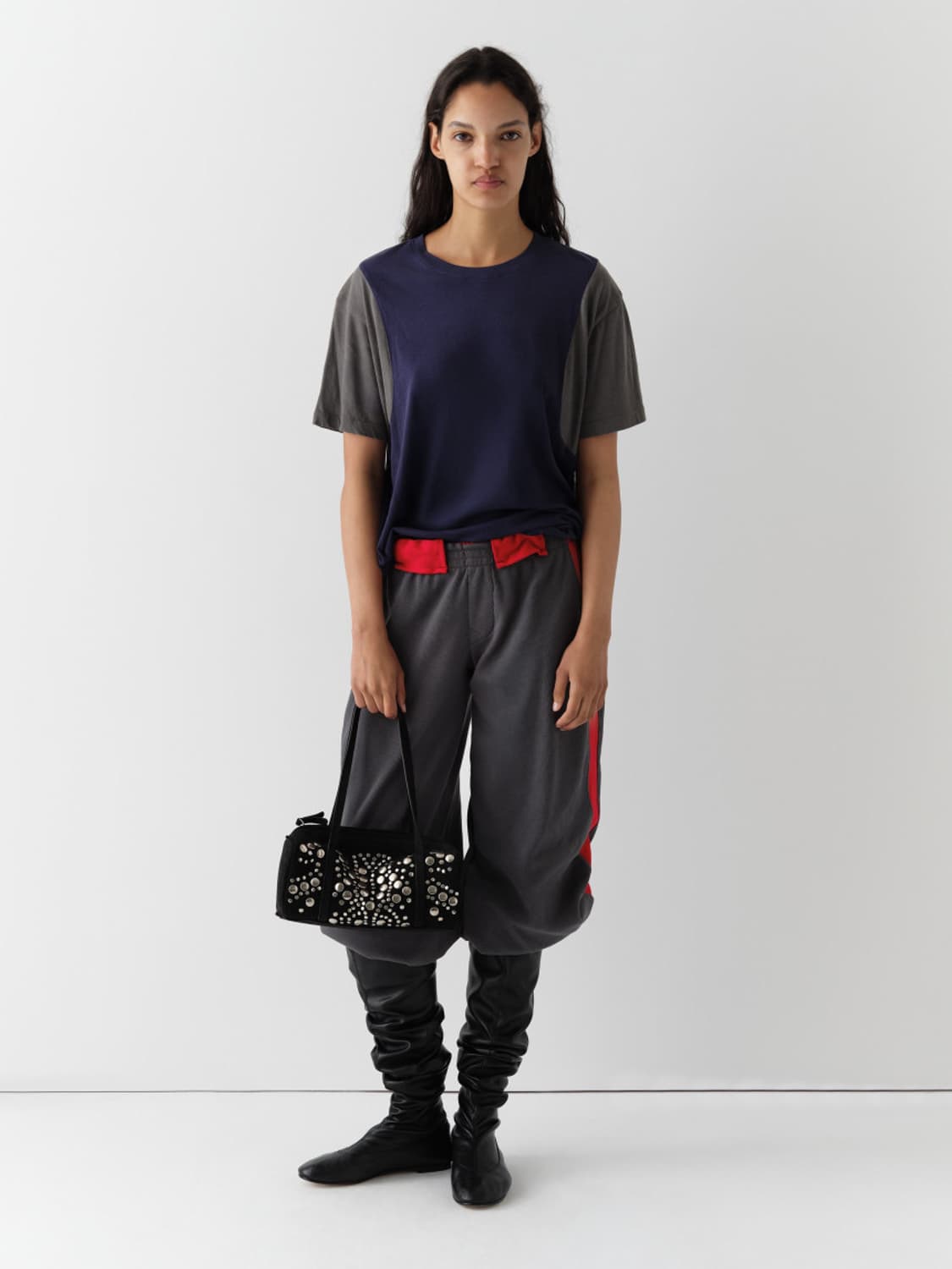 [XS,S,M]기마구아스 Steeve 티셔츠/네이비 상품이미지7