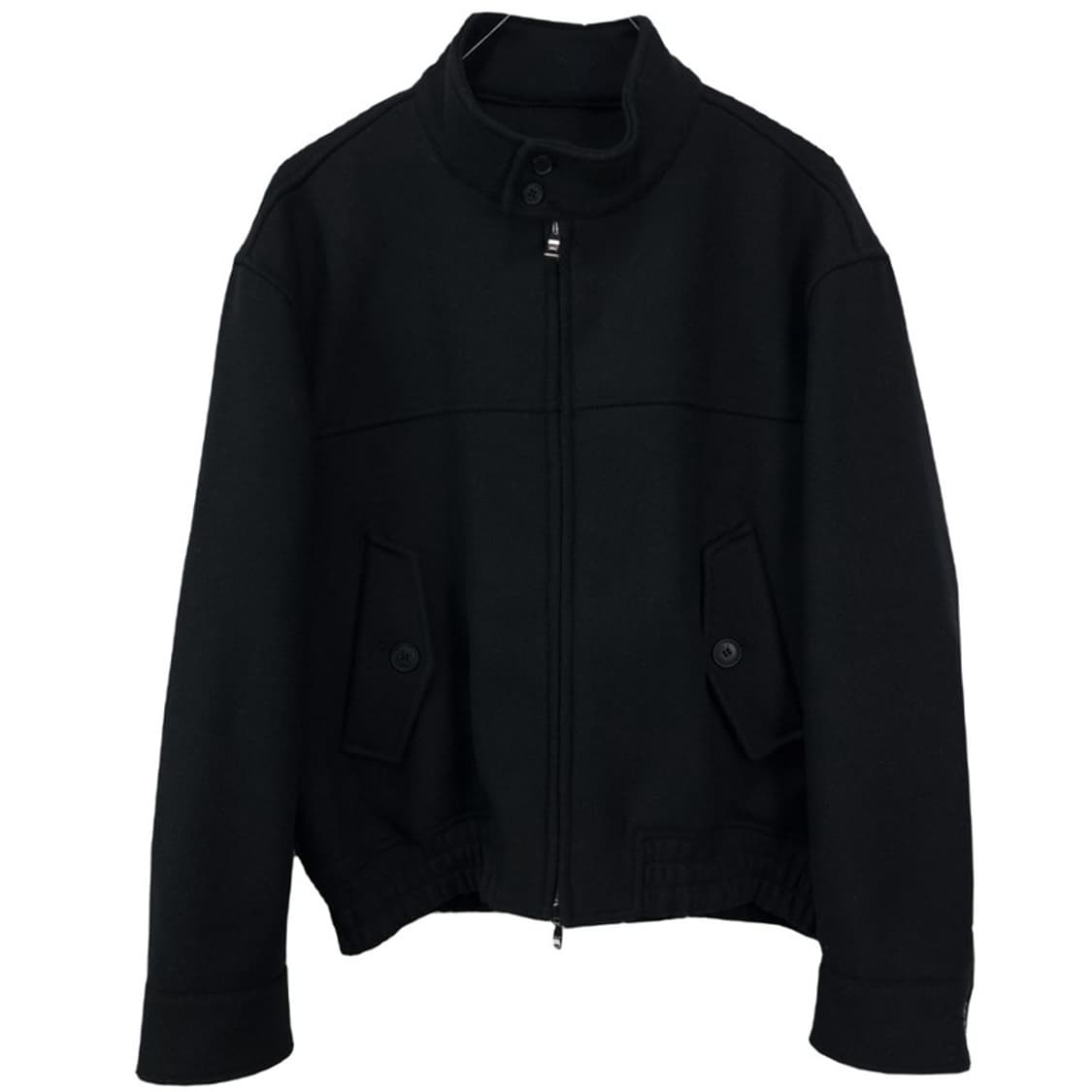 [키뮤어] 오버핏 모직 바라쿠타 블루종 자켓 블랙 M19052 상품이미지2