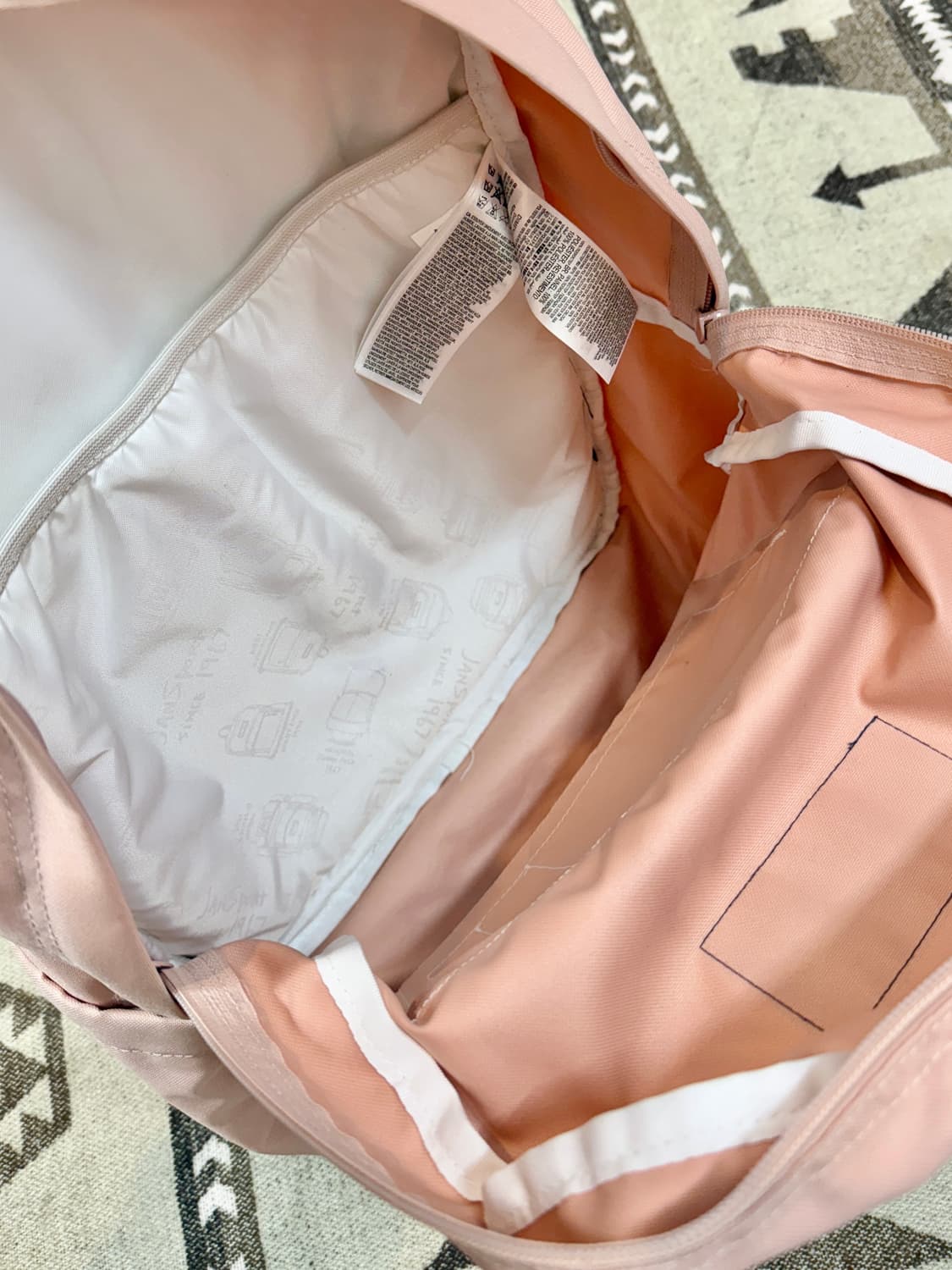 잔스포츠 백팩 핑크 상품이미지5