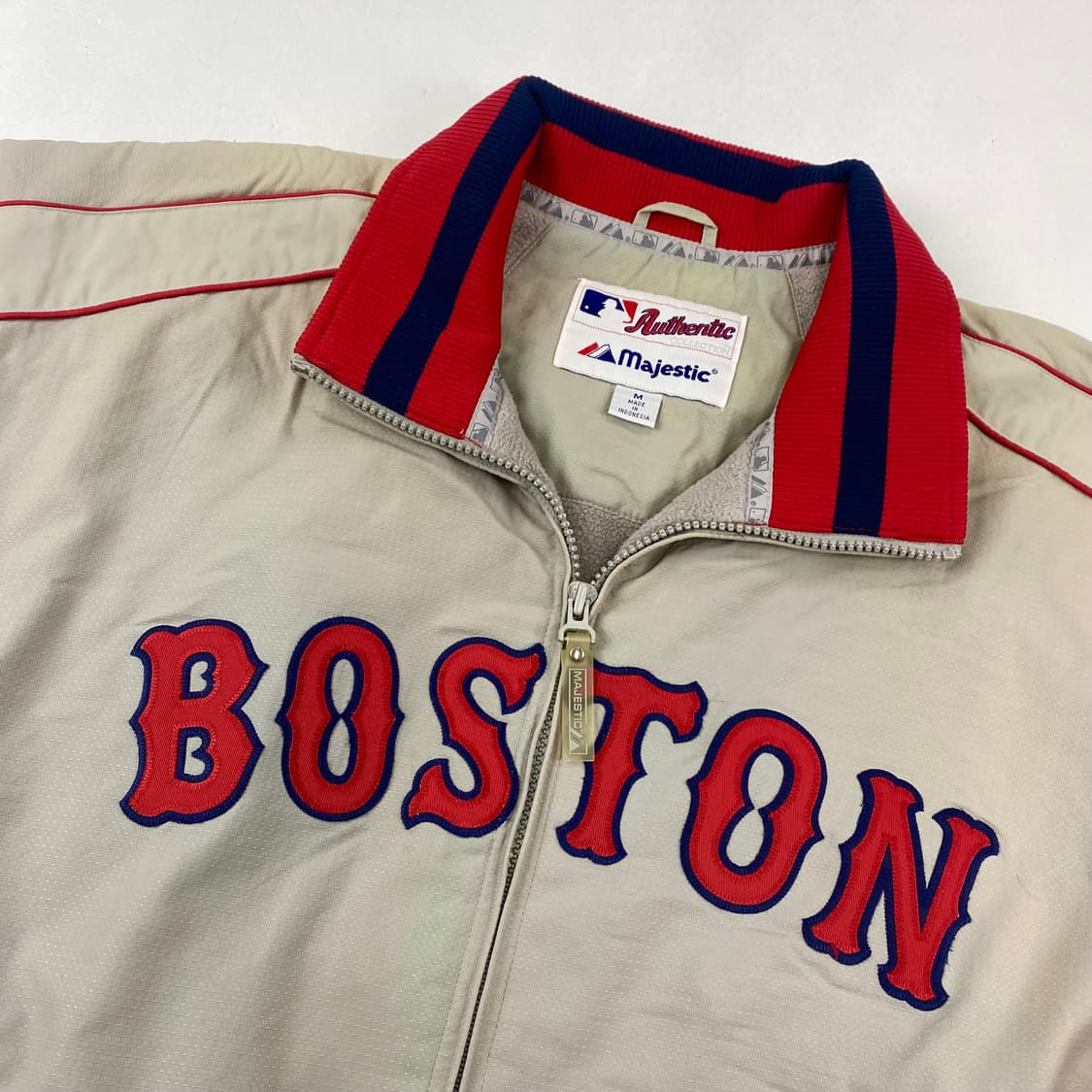 마제스틱 MLB 보스턴 레드 삭스 빅로고 립스탑 자켓 (103) 상품이미지3