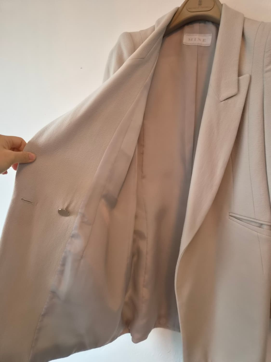 마인 여성 테일러드칼라롱자켓 상품이미지5