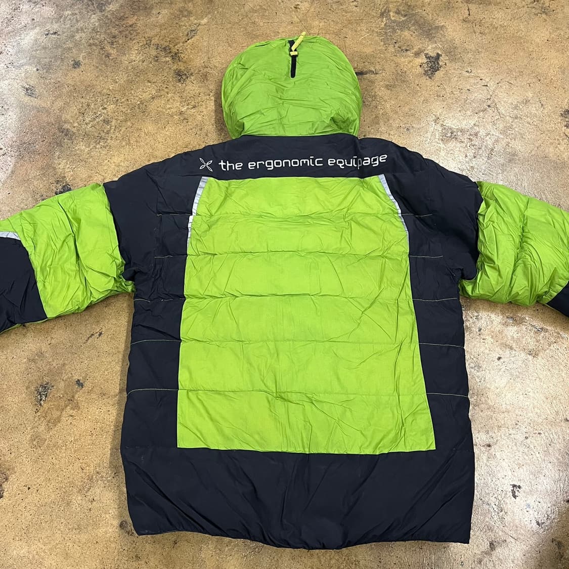 [정품/M] 몬츄라 패딩 자켓 그린 블랙 b19 상품이미지4