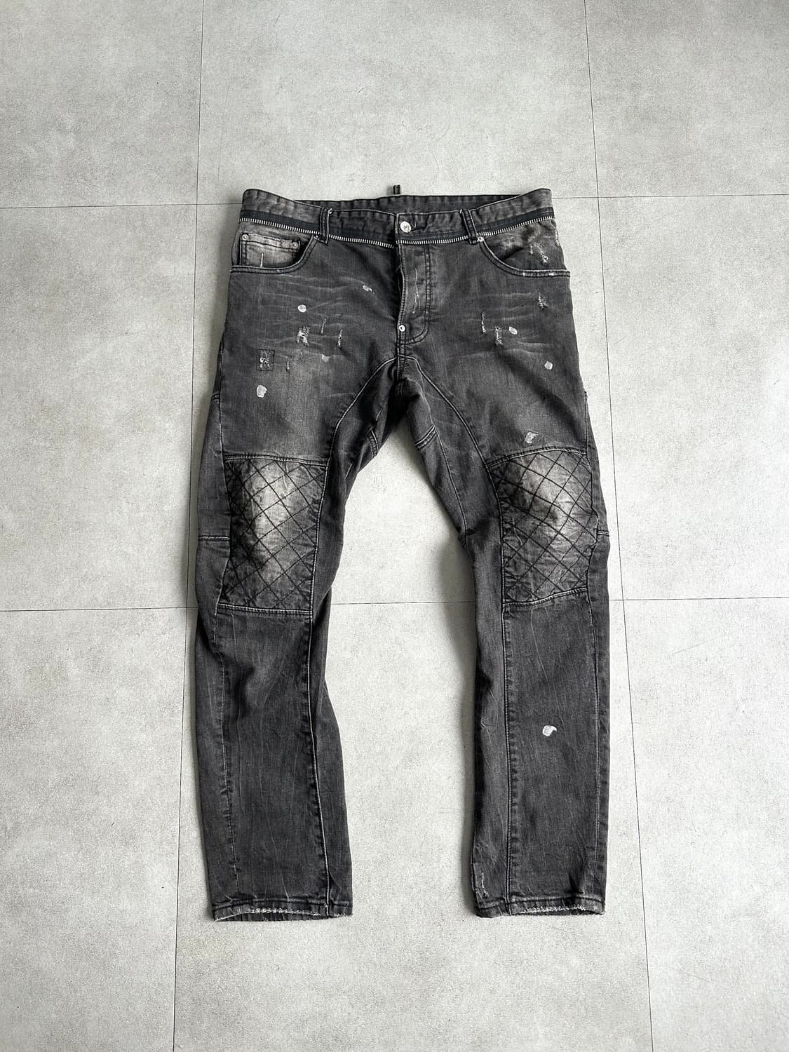 디스퀘어드 아카이브 아머 지퍼 새깅진 상품이미지5