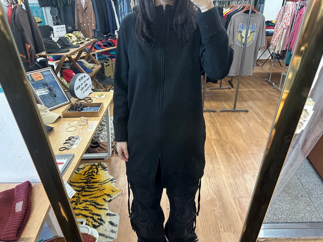 요지 야마모토 롱 후드 자켓 상품이미지4