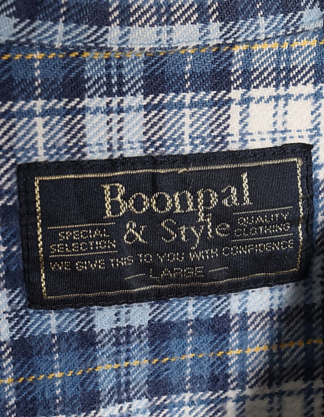 Boonpal&style Check Zip Shirts 상품이미지7