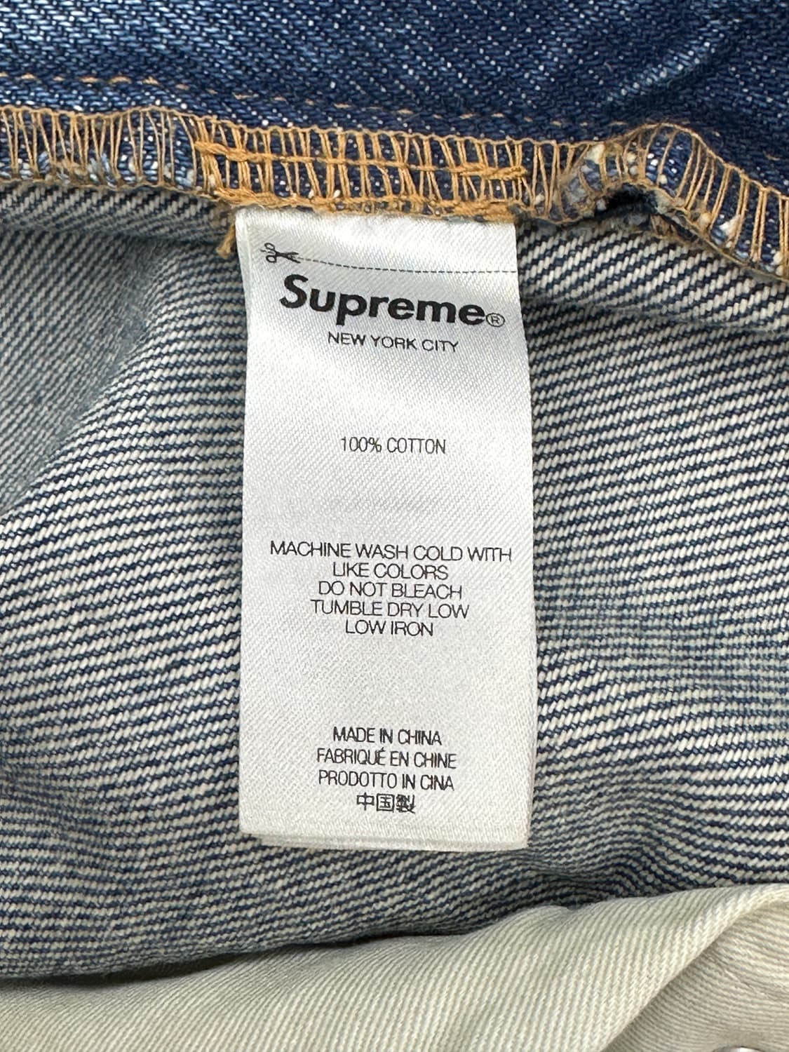 Supreme Baggy Jeans 인디고 34 상품이미지9