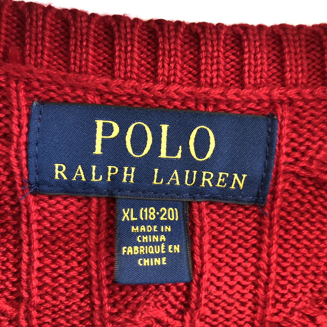 폴로 랄프로렌 케이블 니트베스트 55-66  상품이미지4