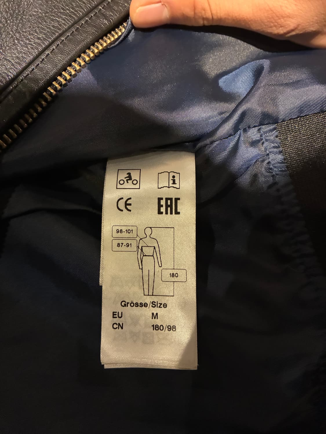 M) BMW 모토라드 라이더 가죽 자켓 상품이미지7
