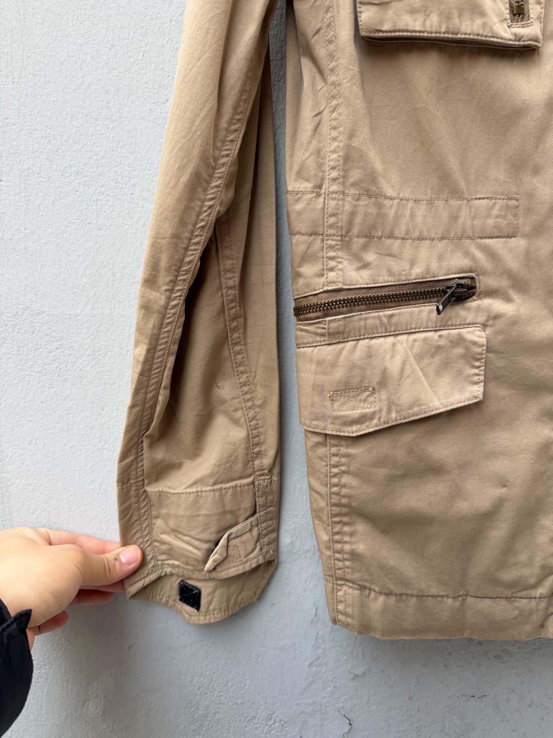 00‘s 본더치 Y2K 사파리 필드 자켓 베이지 야상 상품이미지4