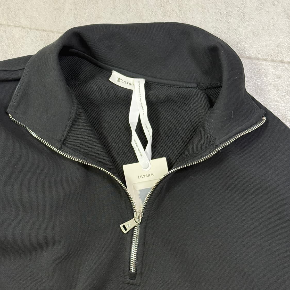 (새제품) 릴리실크 LILYSILK 스웻셋업 반바지 M, 하프집업 L 상품이미지9