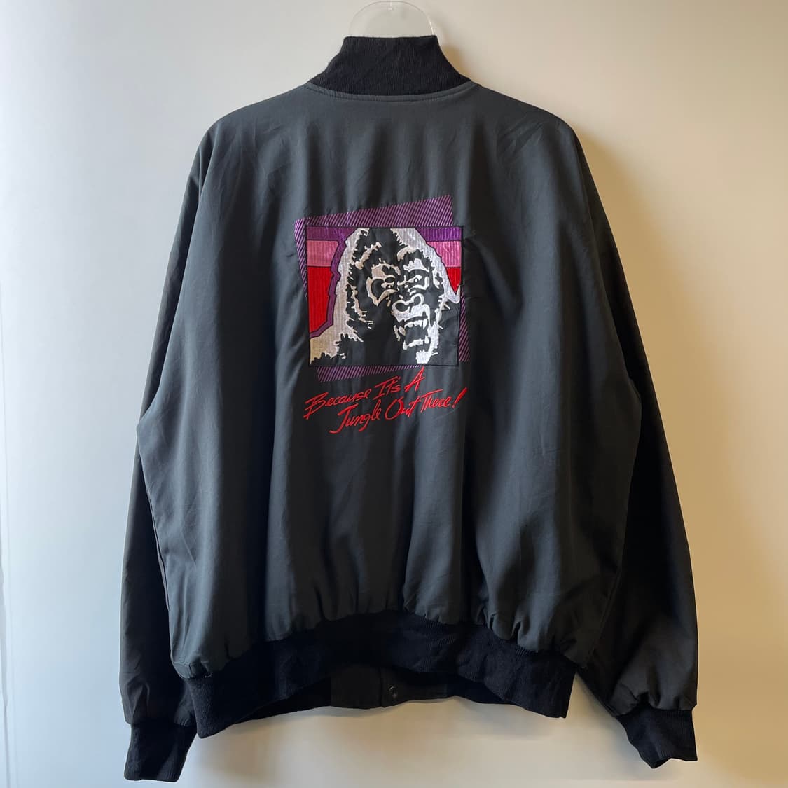 90s  빈티지 고릴라 넛츠 베이스볼 자켓 상품이미지1