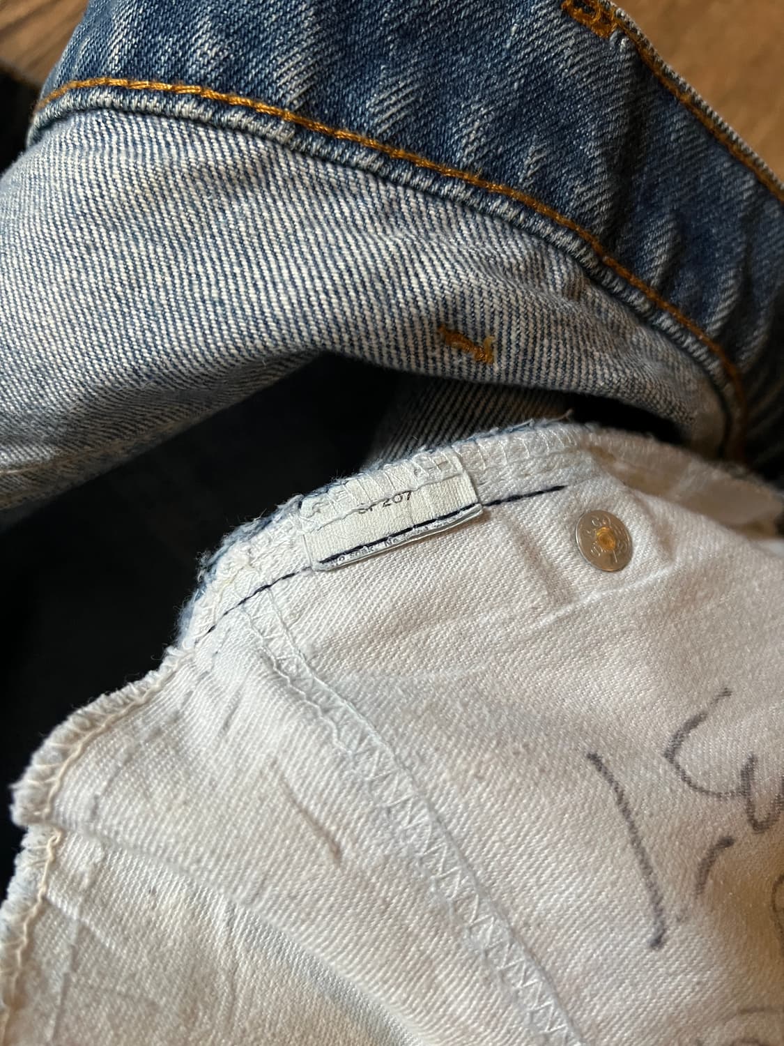 [36]80's 리바이스 517 오렌지탭 Made in USA 플레어진 상품이미지5