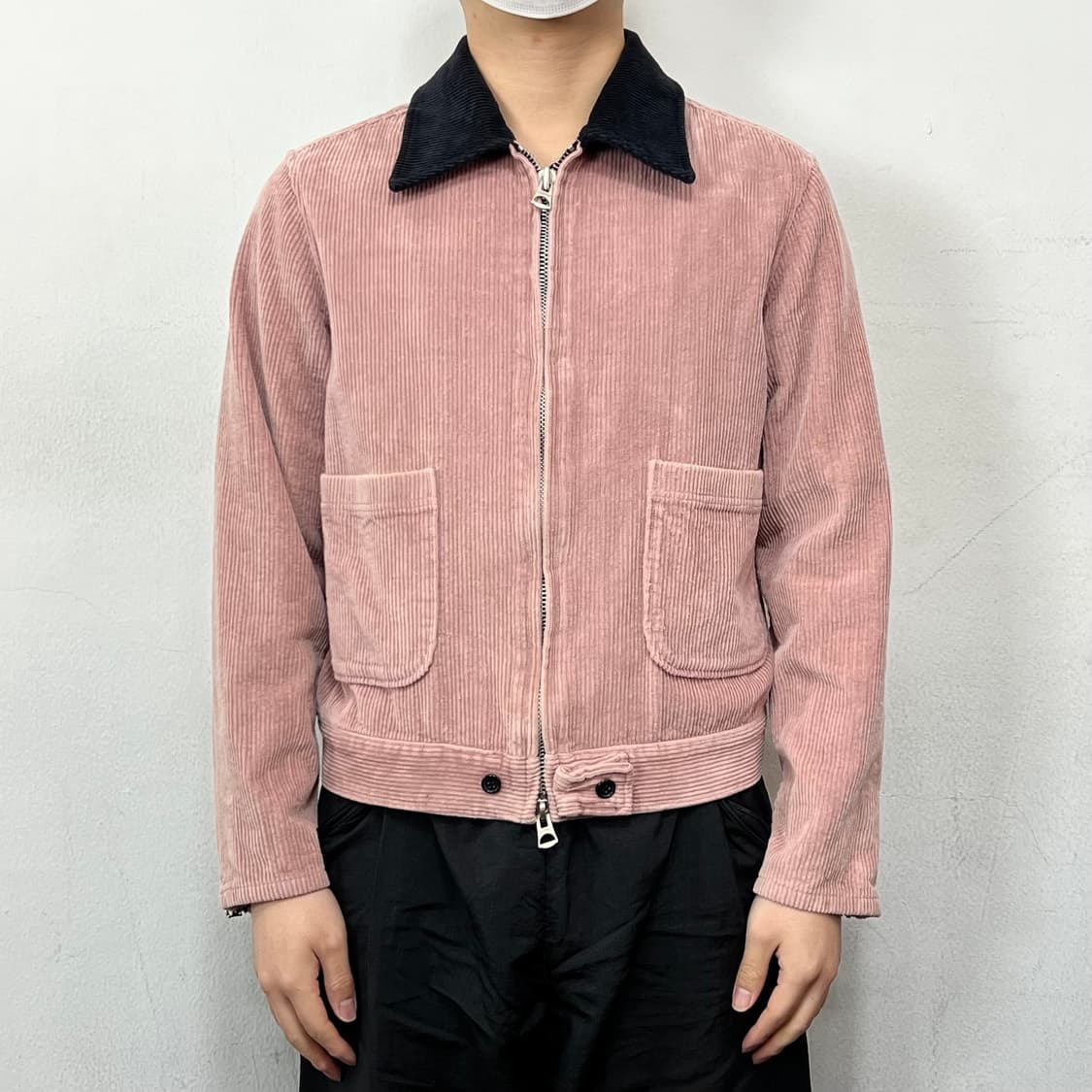 앤더슨벨 올리버 코듀로이 집업 자켓 인디핑크 상품이미지4