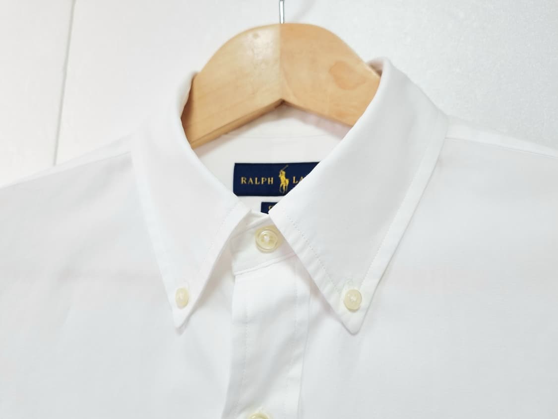 남성 폴로 랄프로렌 POLO 화이트 흰색 긴팔 남방 셔츠 상품이미지4