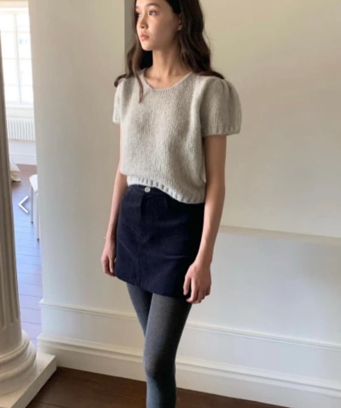 <실착 1회> 리에뜨 모어스커트 / 코듀로이 미니스커트 상품이미지1