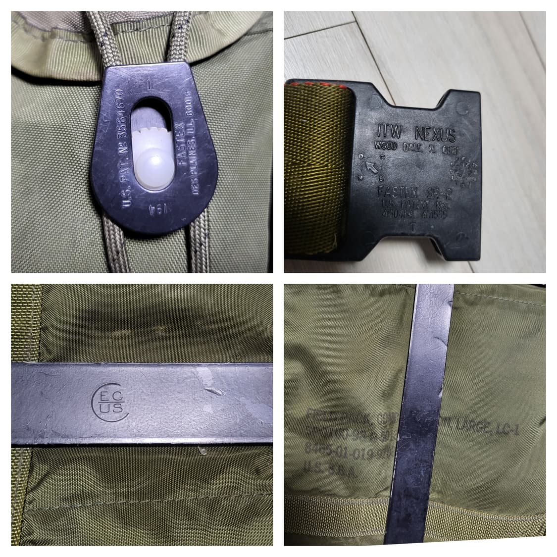 us army Alice Field Pack LC-1 rucksac 미군 상품이미지4