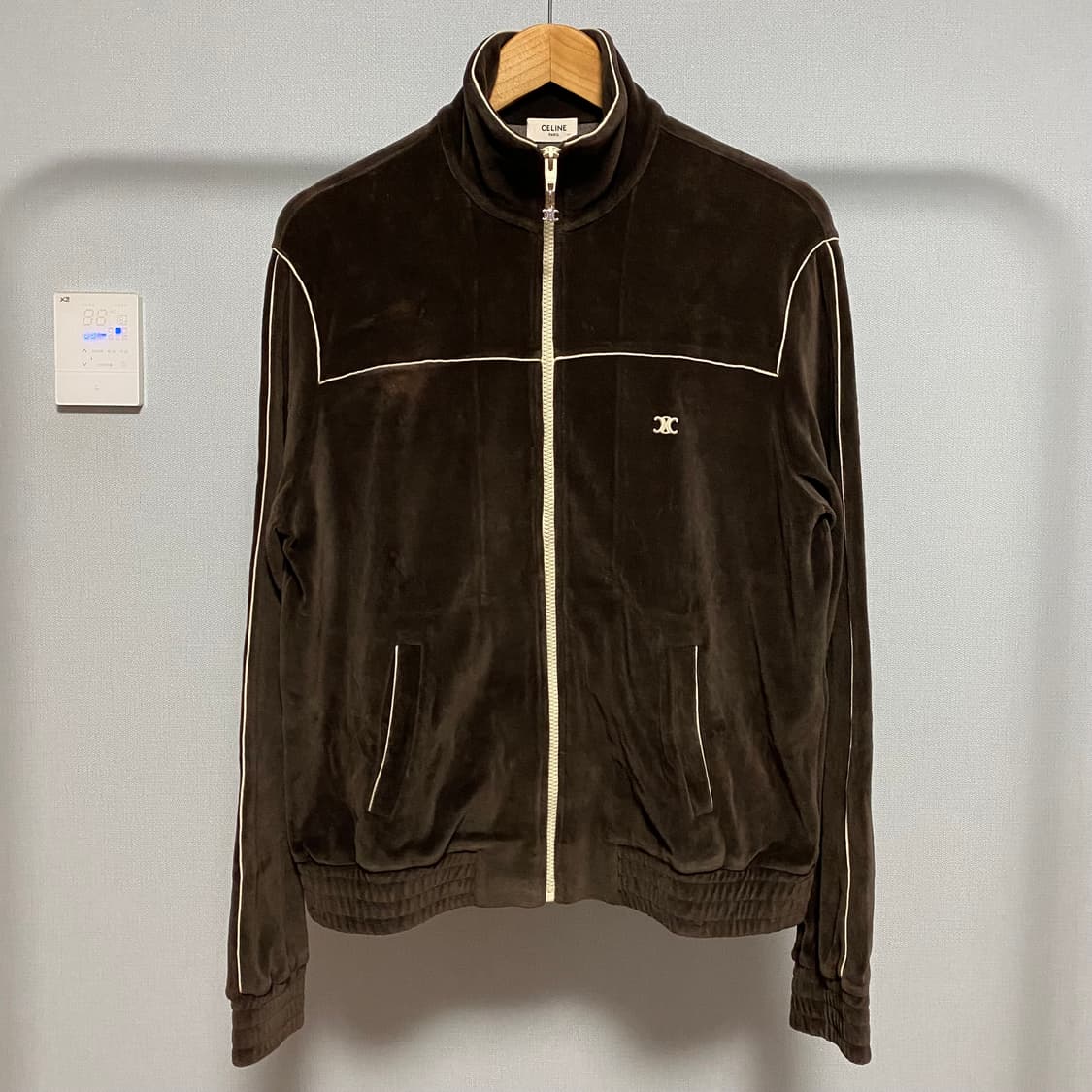 [M] 셀린느 트리옹프 트랙수트 벨벳 저지 자켓 상품이미지2