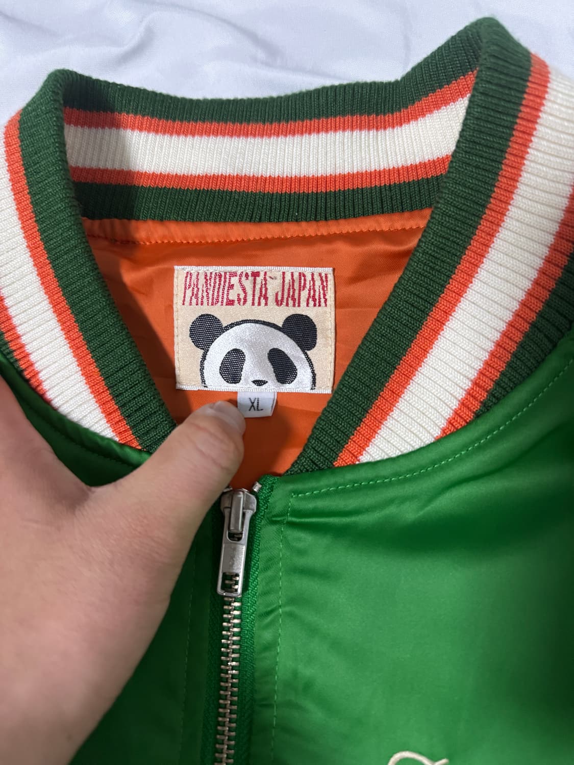 Pandiesta japan 오리엔탈 자수 스카잔 판다 상품이미지5
