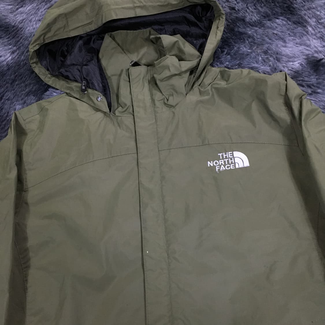투티/A4 노스페이스 후드 바람막이 카키 L 상품이미지3