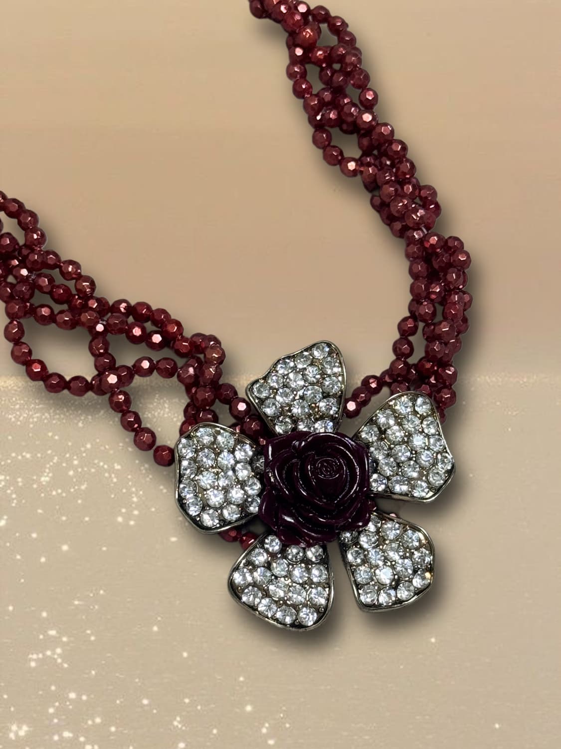 oriental flower necklace 상품이미지2