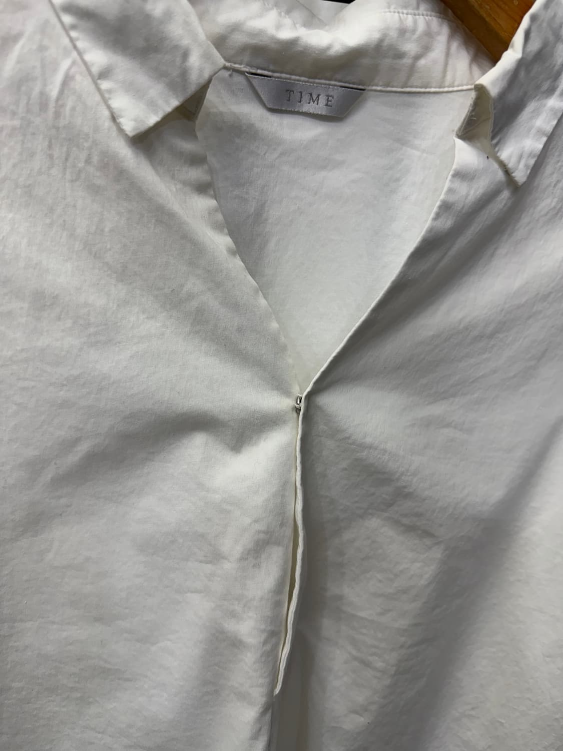 정품) 타임옴므 한섬 흰색 셔츠 남방 100 상품이미지3