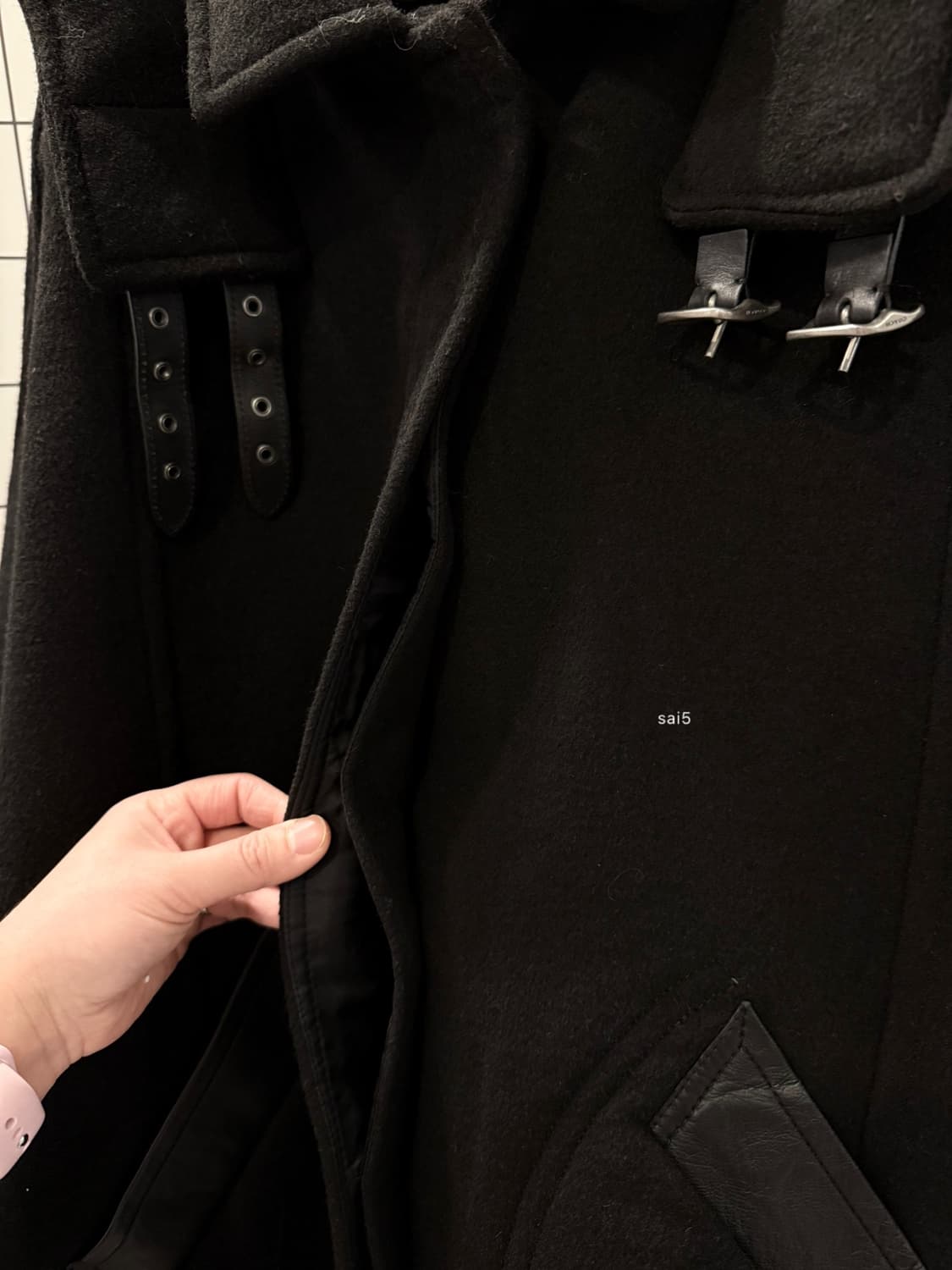 코치 후드 케이프코트 상품이미지5