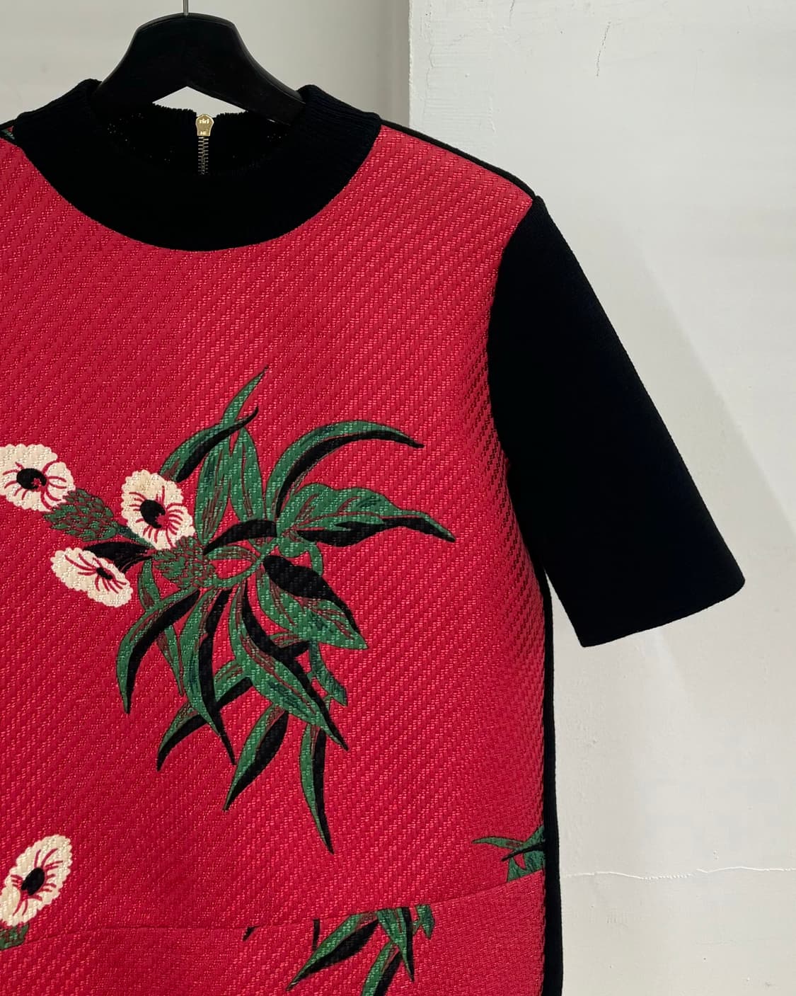 마르니 플로럴 자카드 니트 반팔 상품이미지4